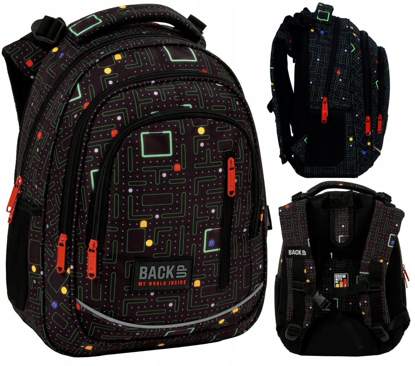 Školský batoh Backup pre 1. triedu s nastaviteľnými popruhmi